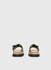 Odi Sandals Tan Black