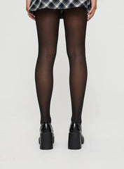 Gravin Sheer Stockings Black