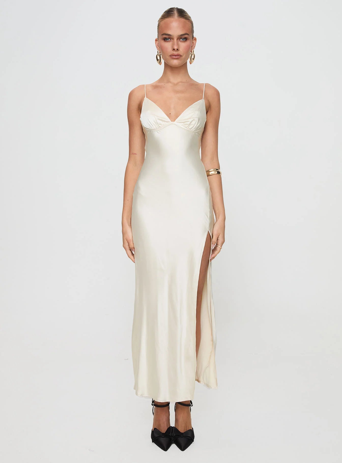 Vezelay Maxi Dress Champagne