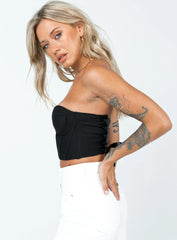 Endless Love Corset Top Black