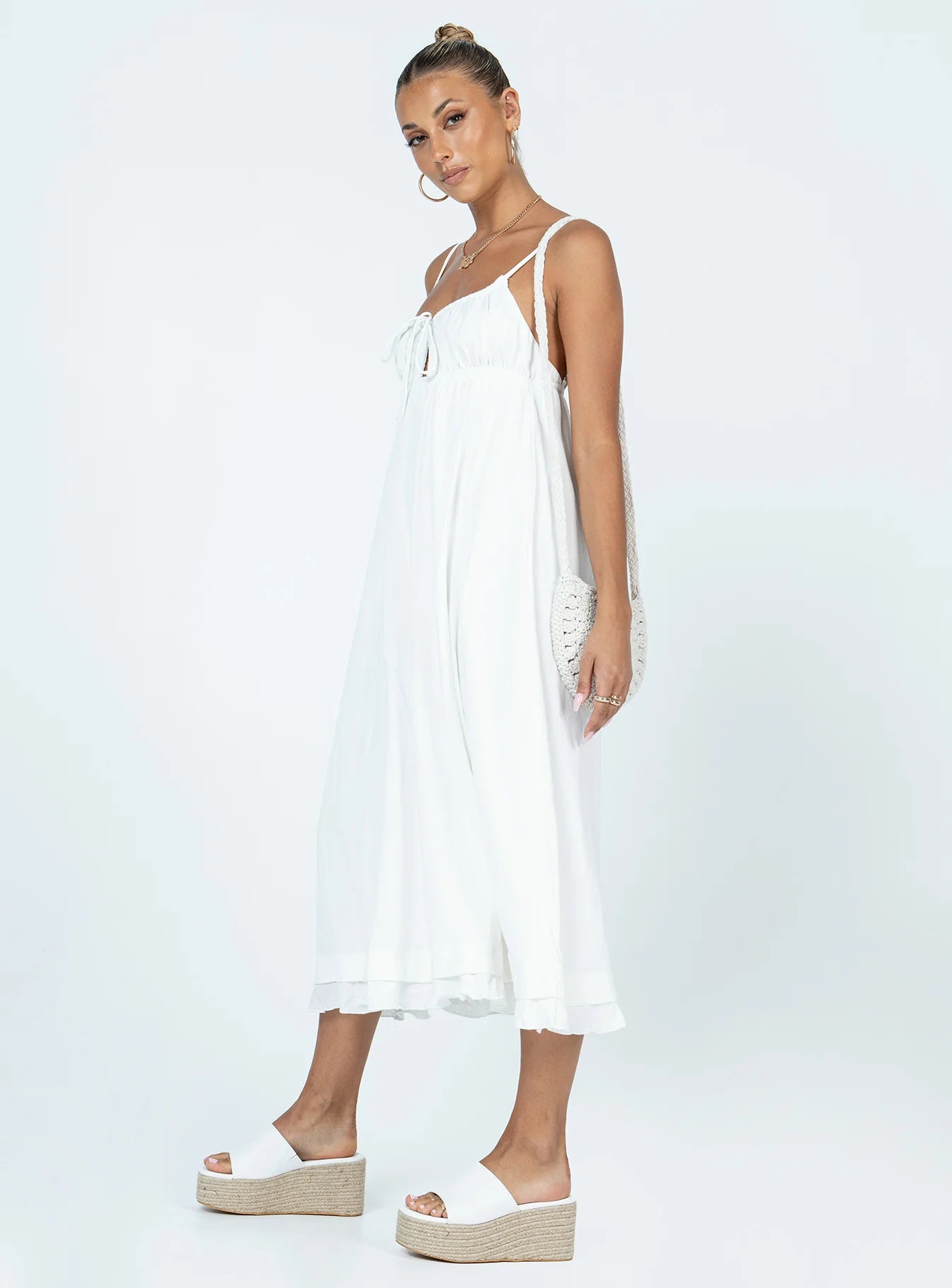 Empress Of Love Maxi Dress White