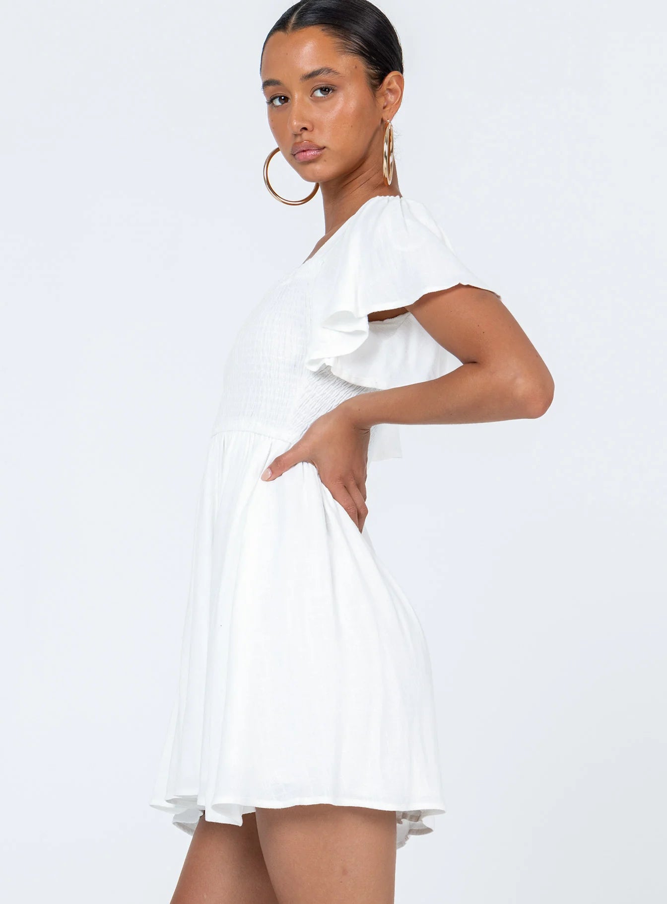 Imagine Mini Dress White