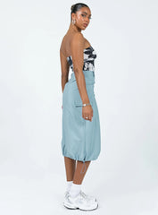 Tinba Midi Skirt Blue