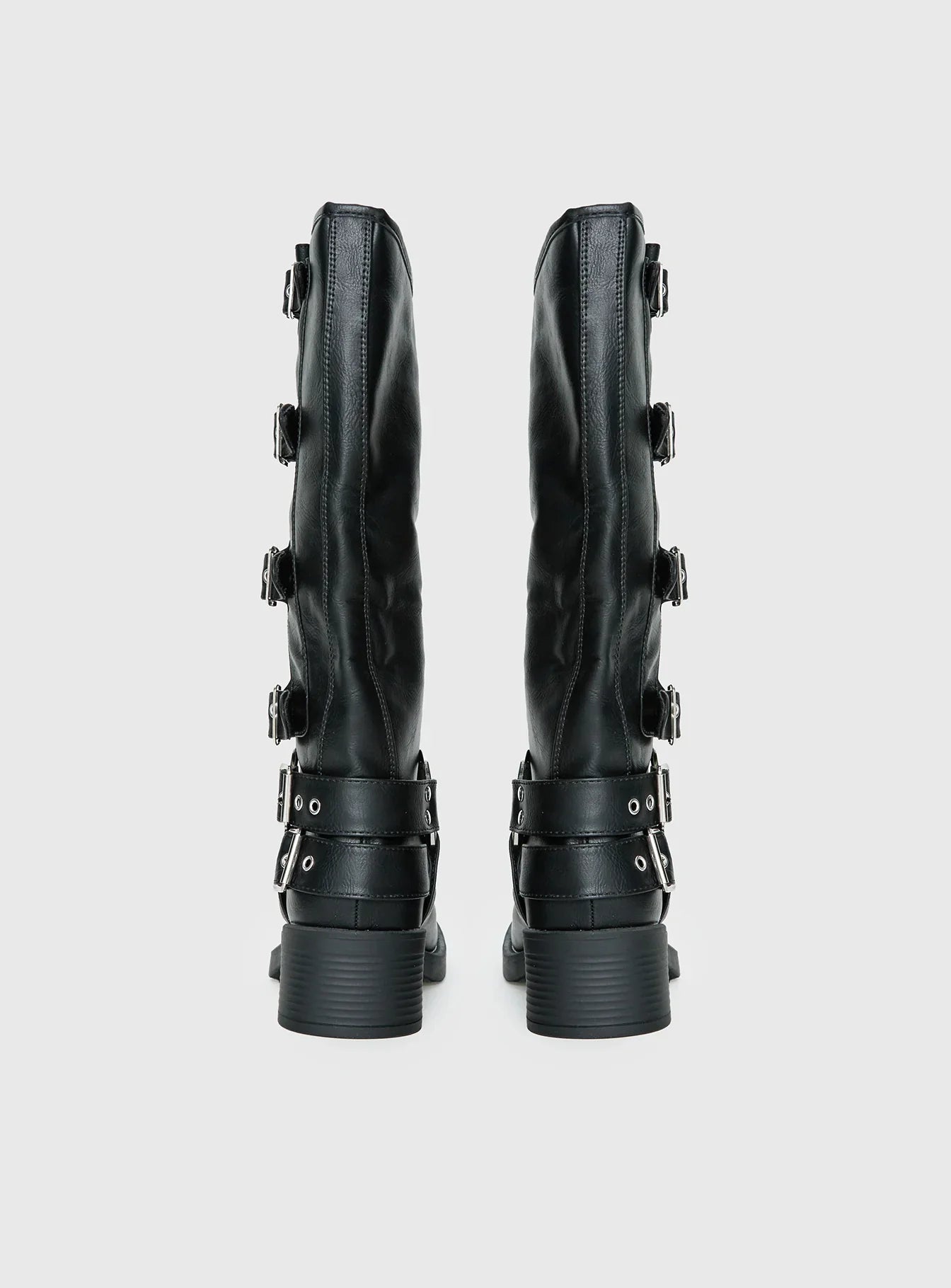 Buckle Down Boots Black