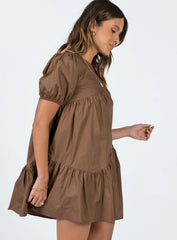 Michelle Mini Dress Brown