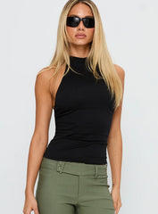 Merril Halter Top Black