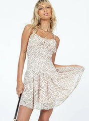 Brayan Mini Dress Pink Floral
