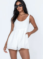 Orion Romper White