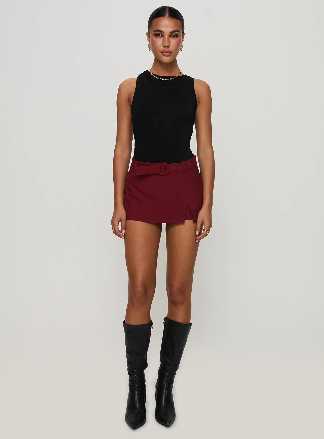Centre Stage Cut Out Bodysuit Black
