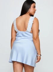 Nourish Mini Dress Blue Curve