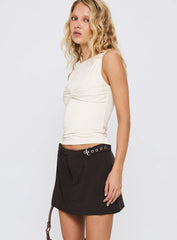 Miku Skort Brown