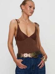 Prichard Bodysuit Brown