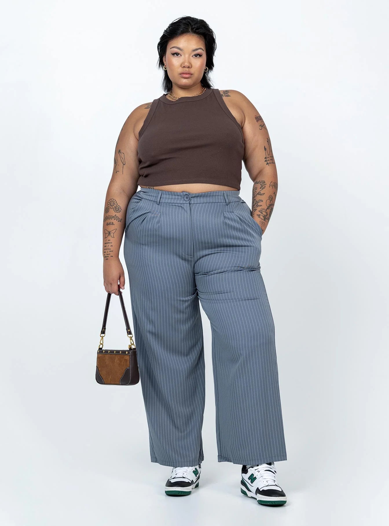 Classic Tank Top Brown Curve