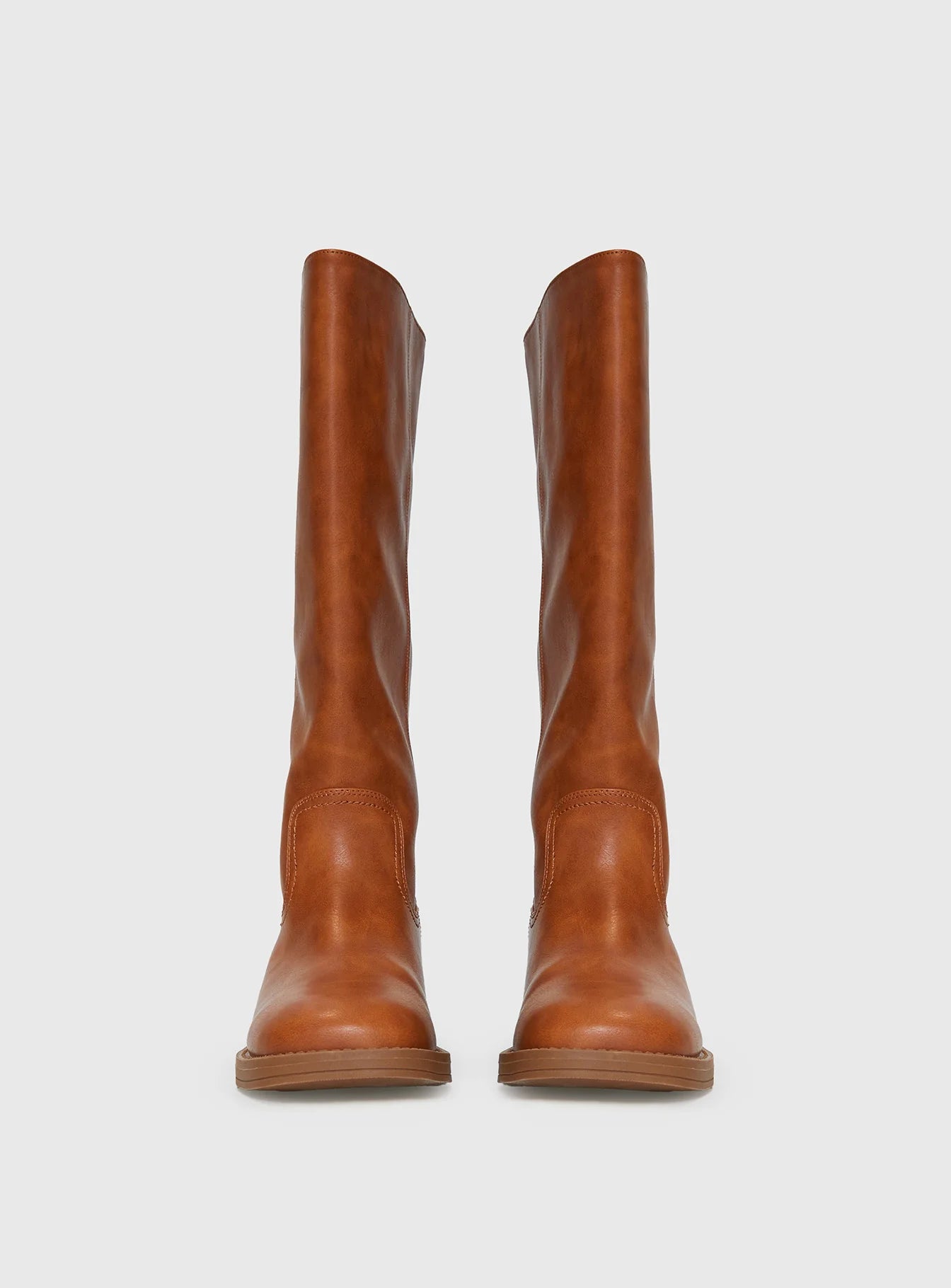 Madisson Knee High Boots Brown