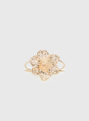 Set Adrift Flower Cuff Gold