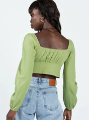 Hart Long Sleeve Top Green