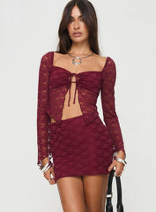 Camdyn Set Burgundy