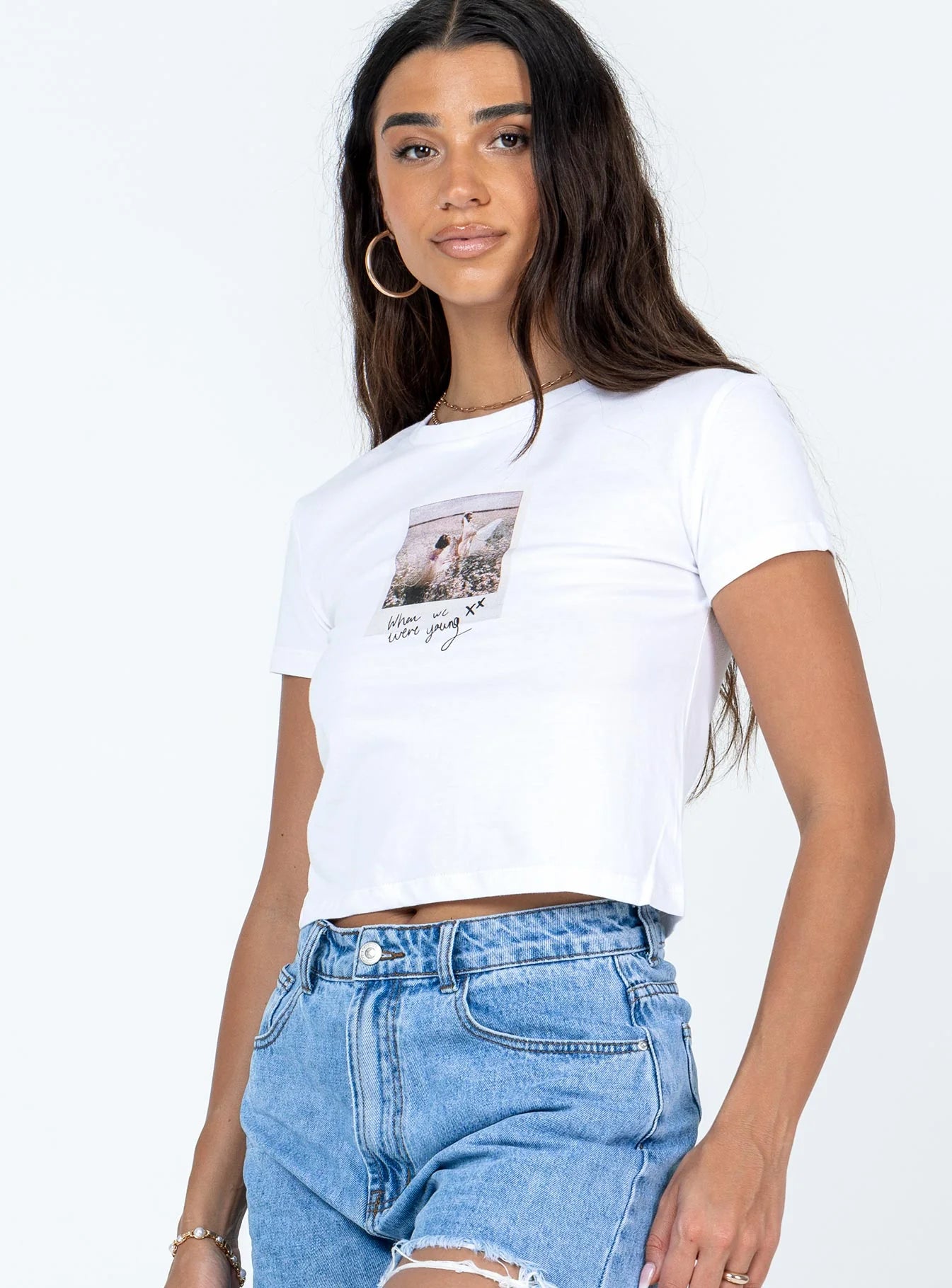 Shake it Graphic Tee White