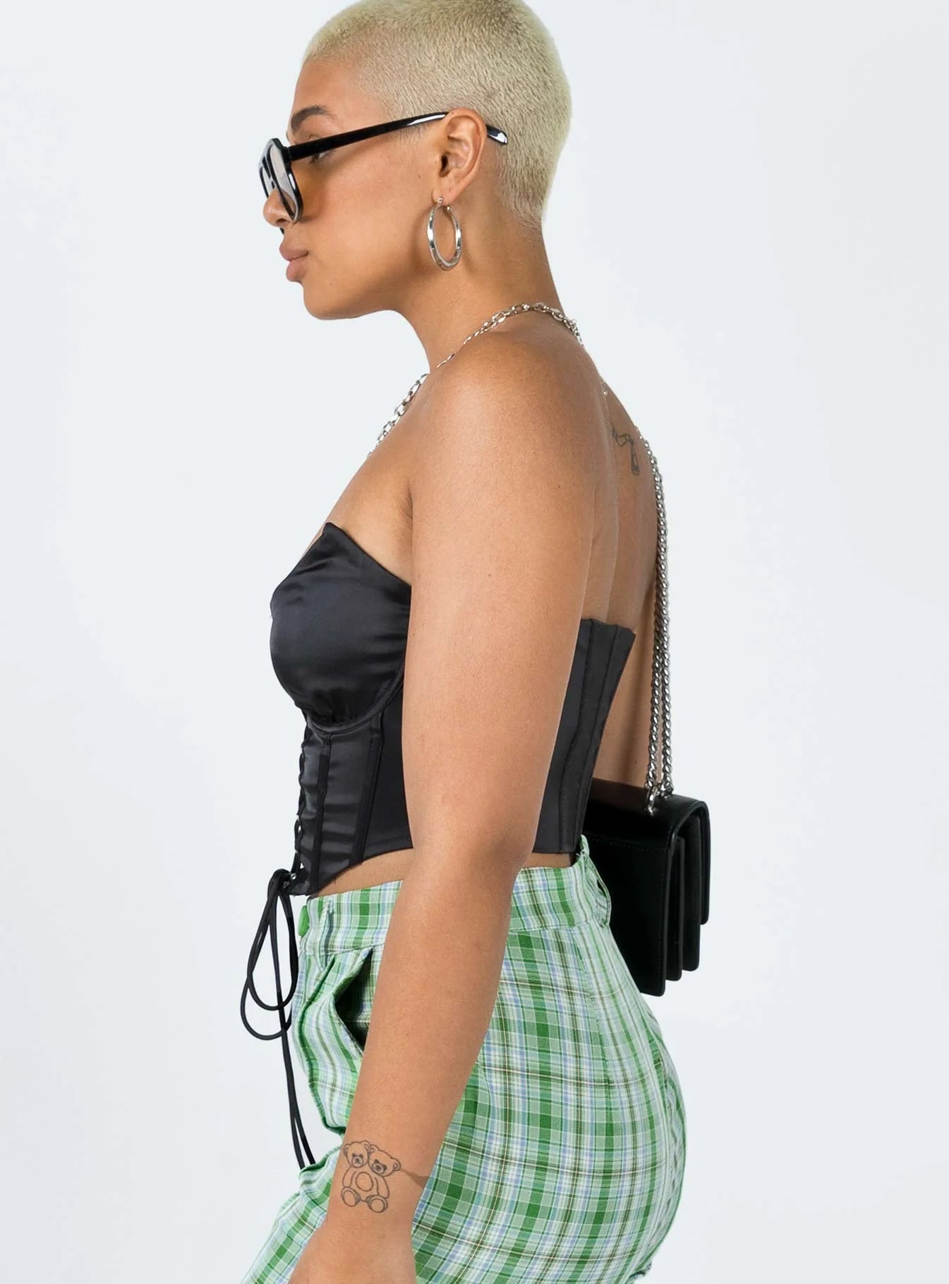 Palma Corset Top Black