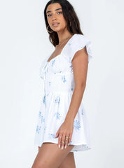 Front Row Romper White