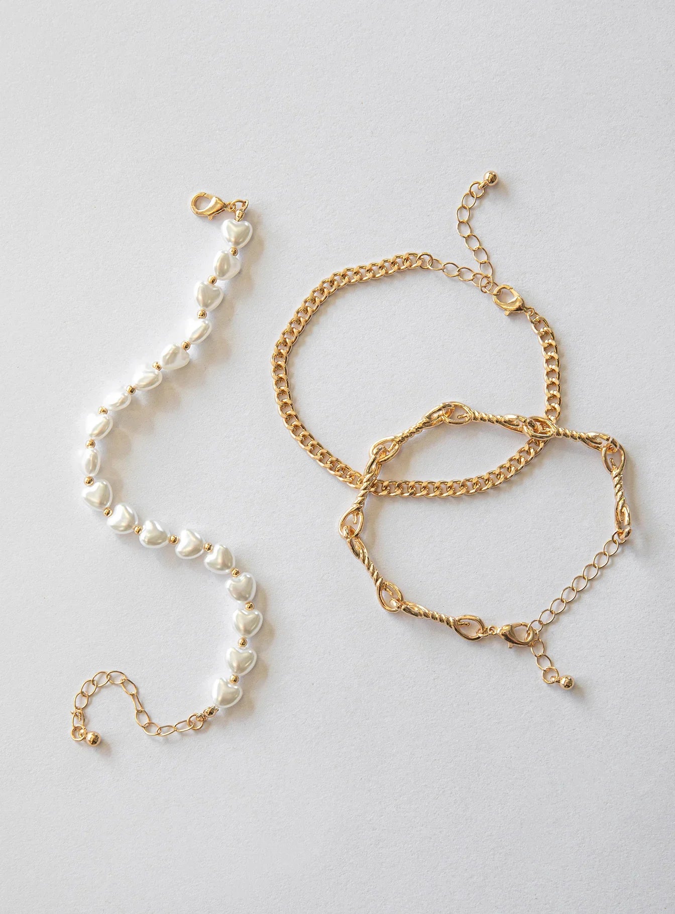 Davide Bracelet Pack Gold