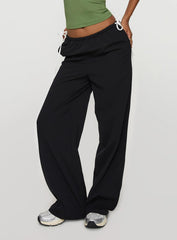 Sweet As Sugar Bow Pants Black / White
