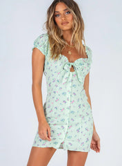 Elodie Mini Dress Green