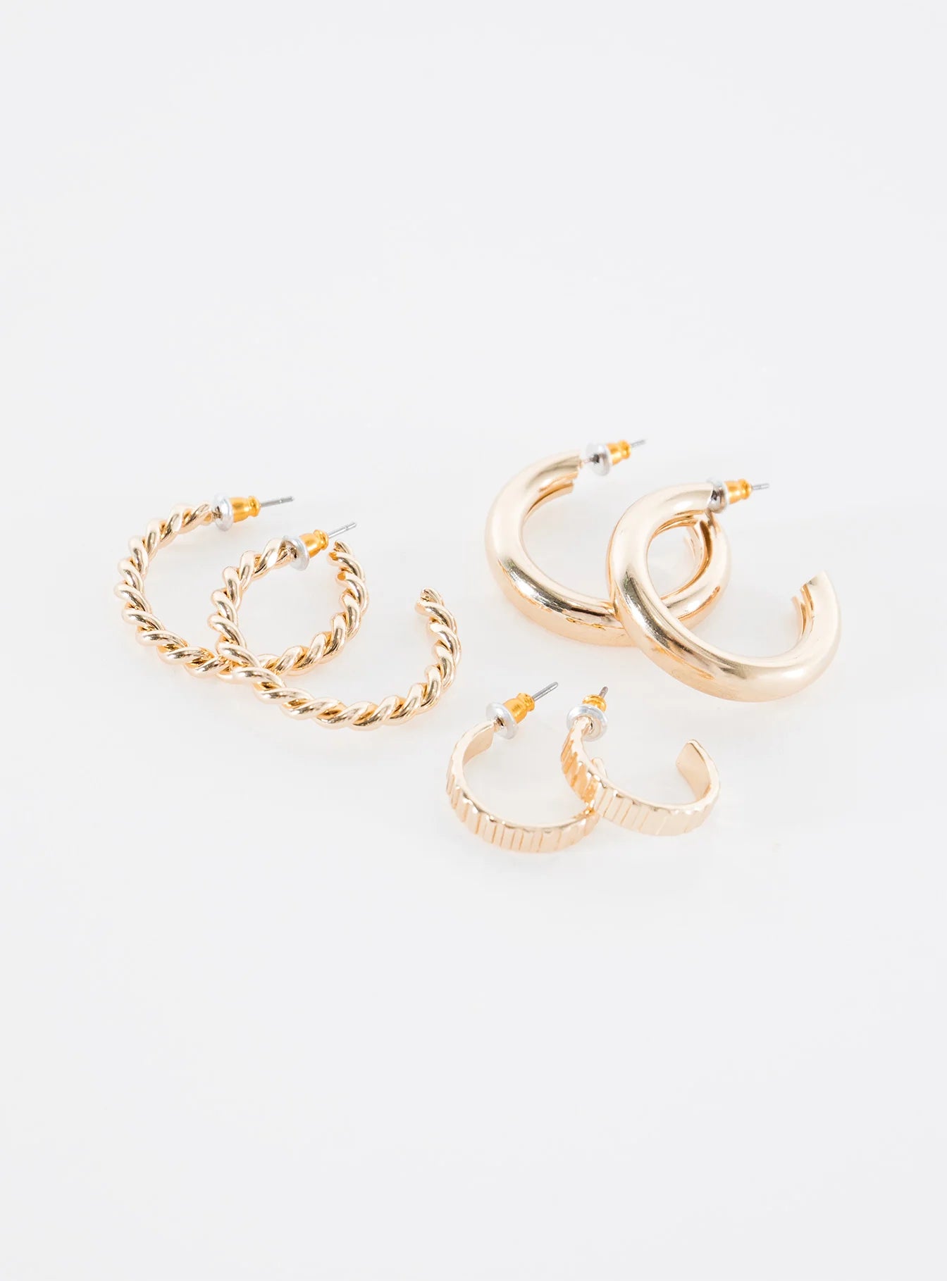 Atherton Earring Pack Gold