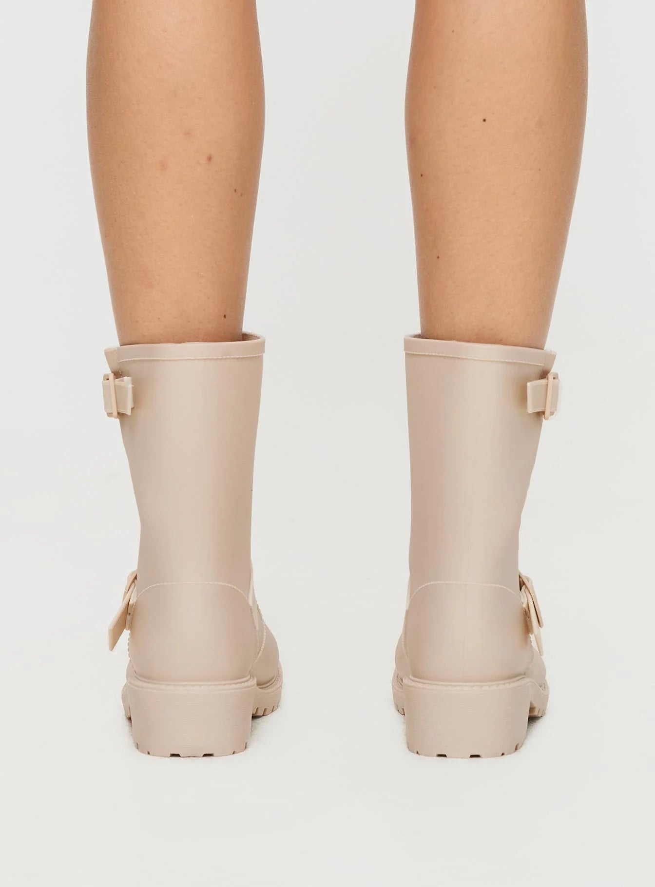 Senorita Rubber Boots Cream