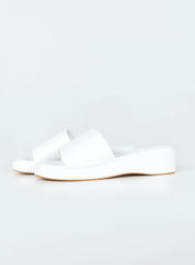 Delia Sandals White