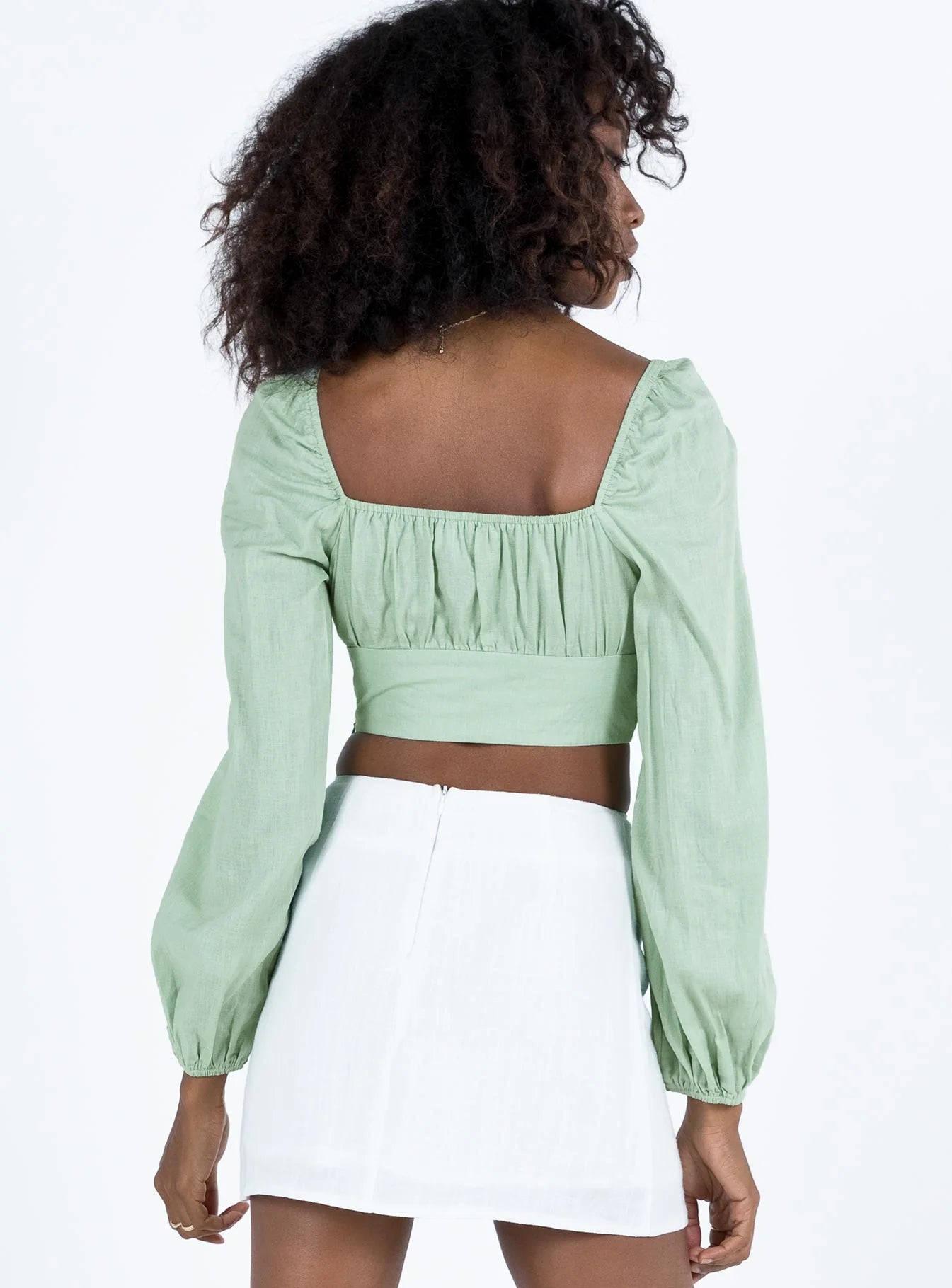 Empress Of Love Long Sleeve Top Sage