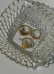 Lennix Pearl Ring Pack Gold / White
