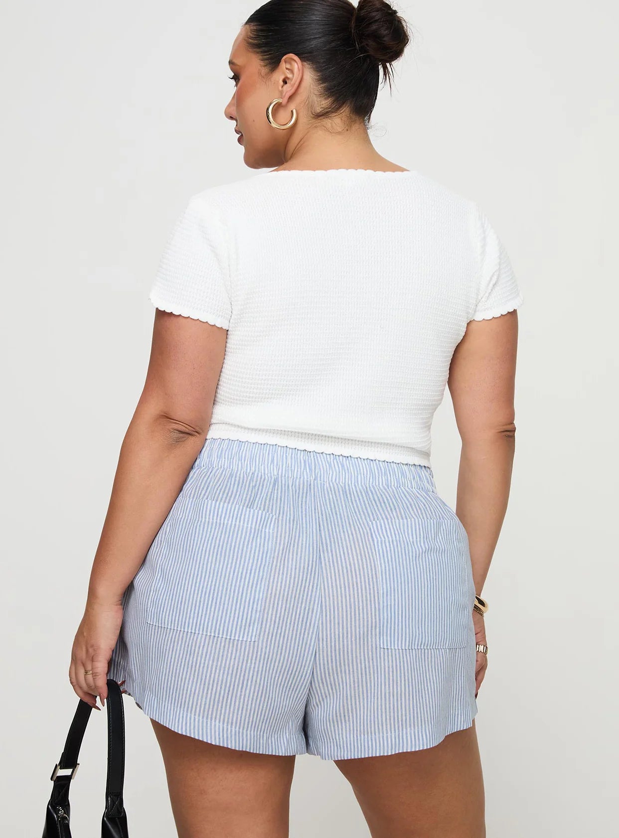Sincar Boxer Shorts Blue / White Stripe Curve