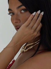 Riverhead Ring Chain Gold