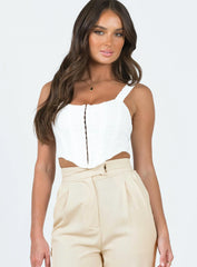 Kaley Top White