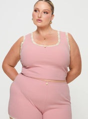 Morning Tea Sleep Set Pink Curve