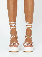 Bonita Heels White
