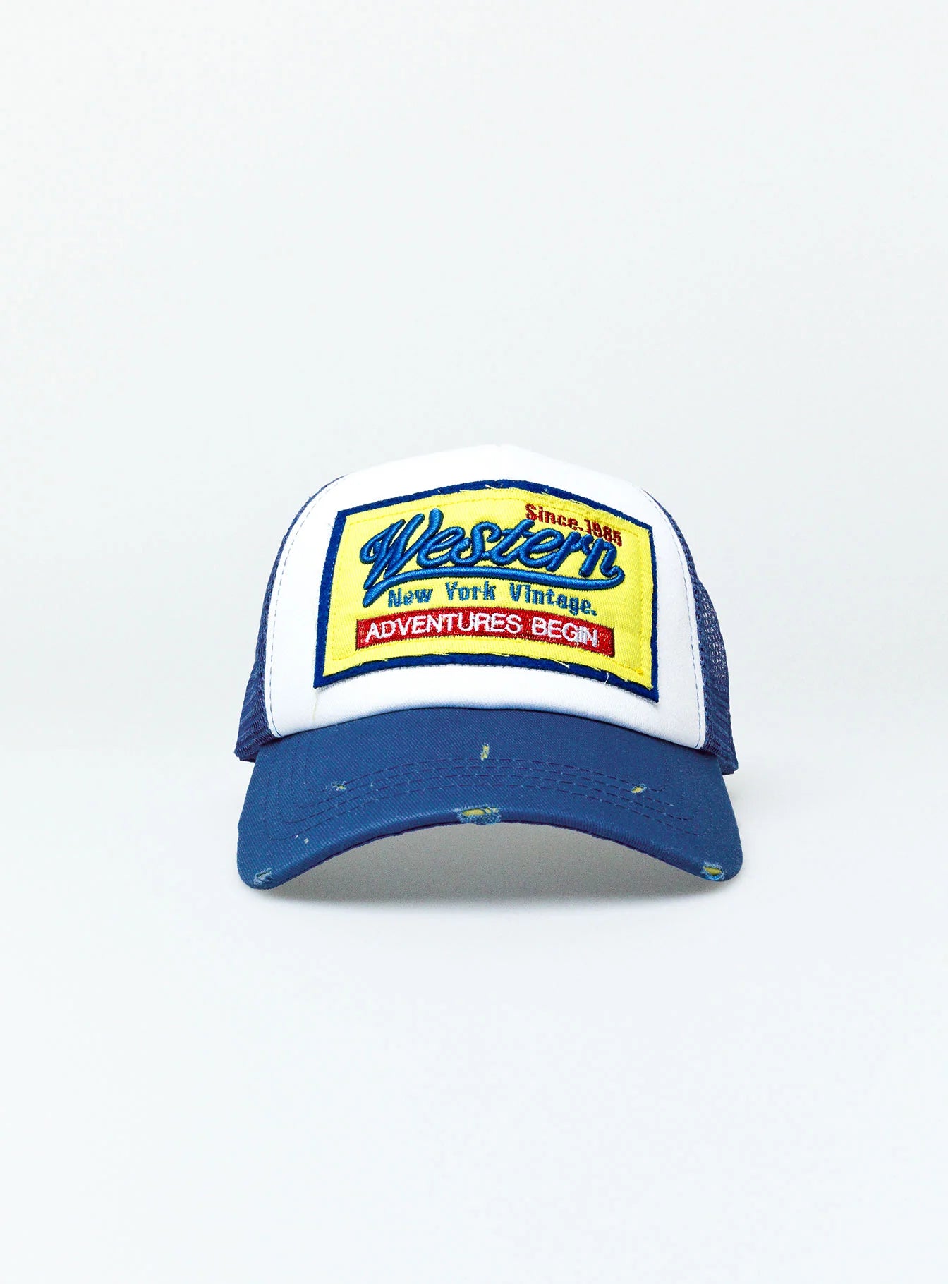 Adventures Trucker Hat Blue
