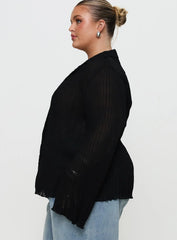 Selma Shirt Black Curve