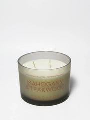 Mahogany & Teakwood 12 oz scented candle
