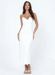 Maila Midi Dress White