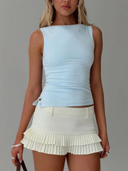 Wonderful World Top Baby Blue