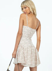 Brayan Mini Dress Pink Floral