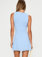 Dejonge Ring Sleeveless Mini Dress Blue