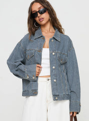 Eternal Sunshine Jacket Dark Wash Denim