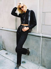 Stallion High Rise Straight Leg Jeans Indigo