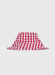 Leina Hat Red Gingham