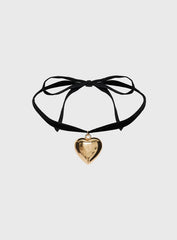 Meeks Necklace Black Gold