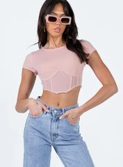 Not Your Baby Corset Pink
