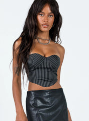 Laskey Bustier Top Black